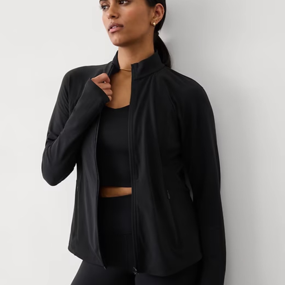 NWT Athleta Salutation Women's Black Jacket